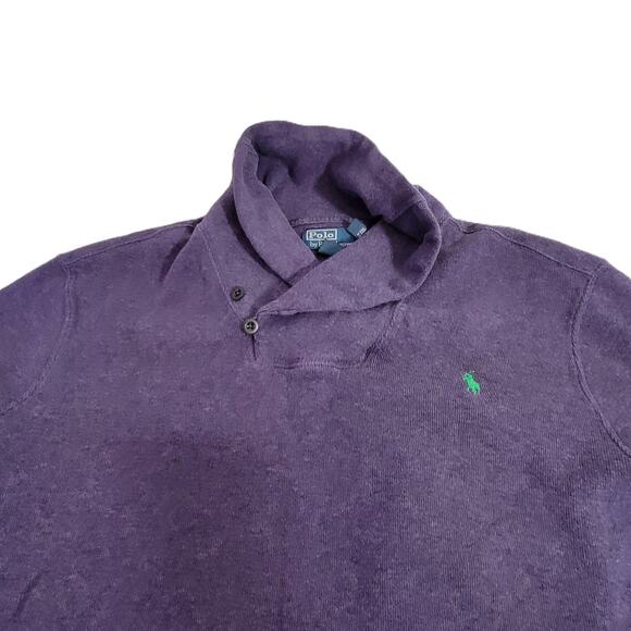 Polo Ralph Lauren Pullover Shawl Collar Sweater‎ Men's Size XXL/TTG - Picture 5 of 13